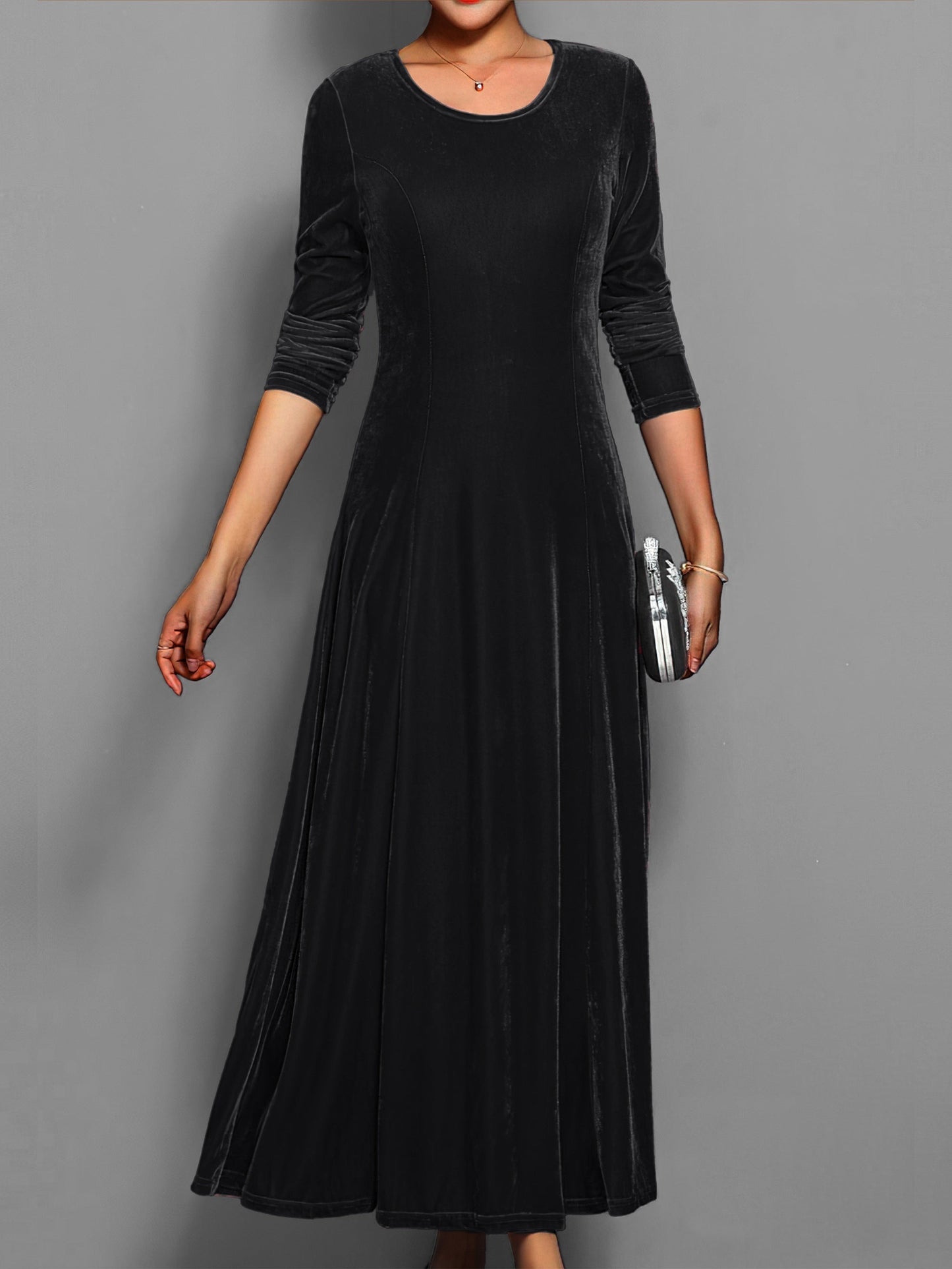 Elfriede | Damen-Langes formelles Kleid im klassischen Stil