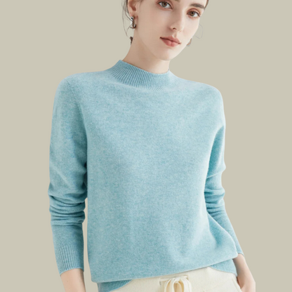 Stefanie | Damen Klassischer Winter-Strickpullover