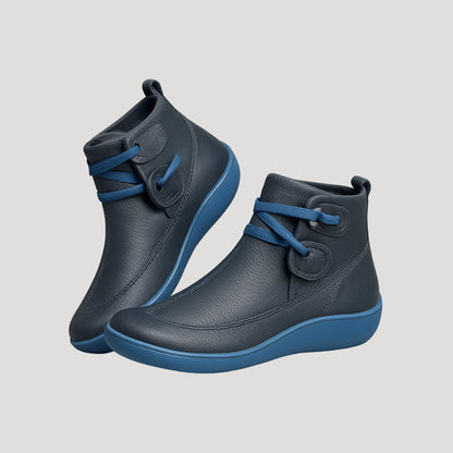 Maja | Damen Frühjahrs Lässige Knöchelriemen Stiefel