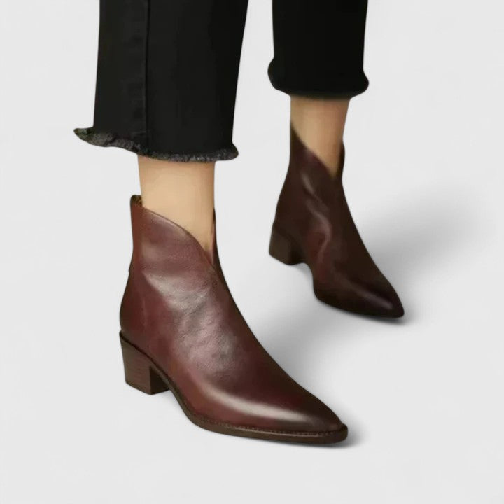 Carmen | Elegante Stiefeletten mit Blockabsatz