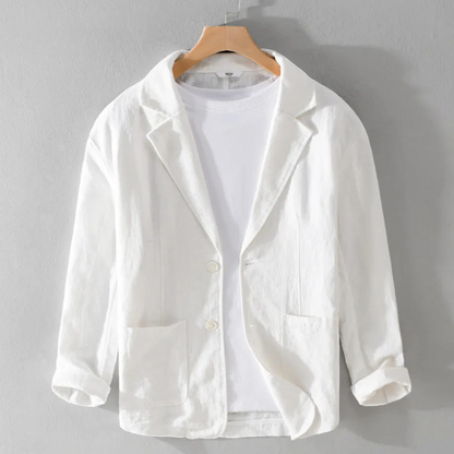 Armin | Herren Klassische Lässige Jacke mit Offener Vorderseite