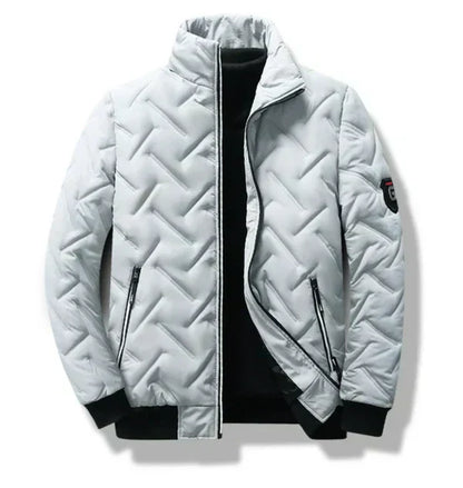 Patrick | Herren Gestepptes Freizeitjacke mit Reißverschluss vorne