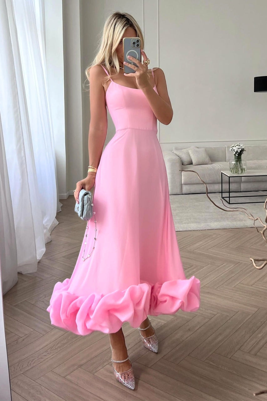 Maria | Damen Charmantes Abend- und Hochzeitsgastkleid