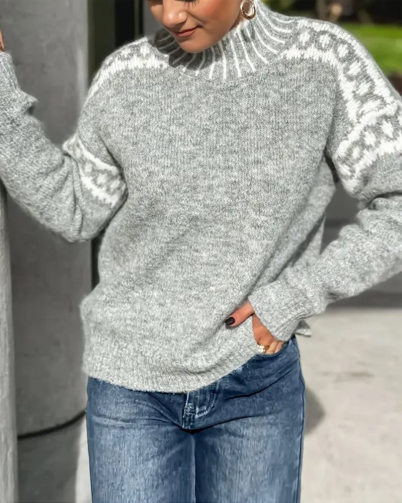 Hanna | Damen Alltäglicher Pullover für die Kalte Jahreszeit