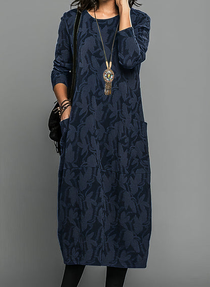 Lydia | Damen Bedrucktes Midi Kleid für Hochzeitsgäste