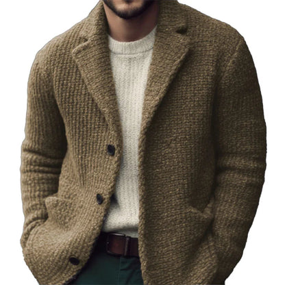 Adrian | Herren Herbst Strickcardigan in Regulärer Passform