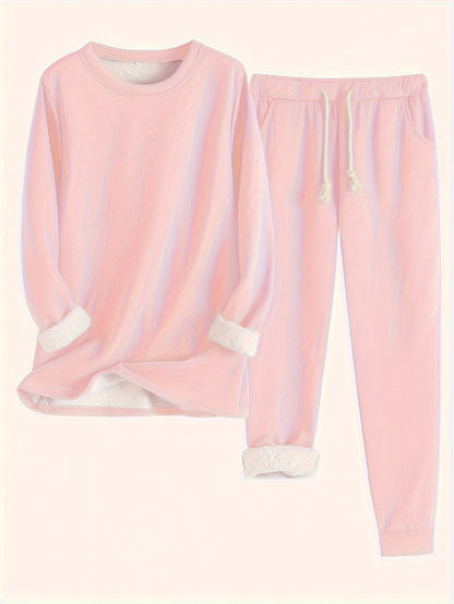 Gabriela | Damen Lässiges Winter-Loungewear-Set