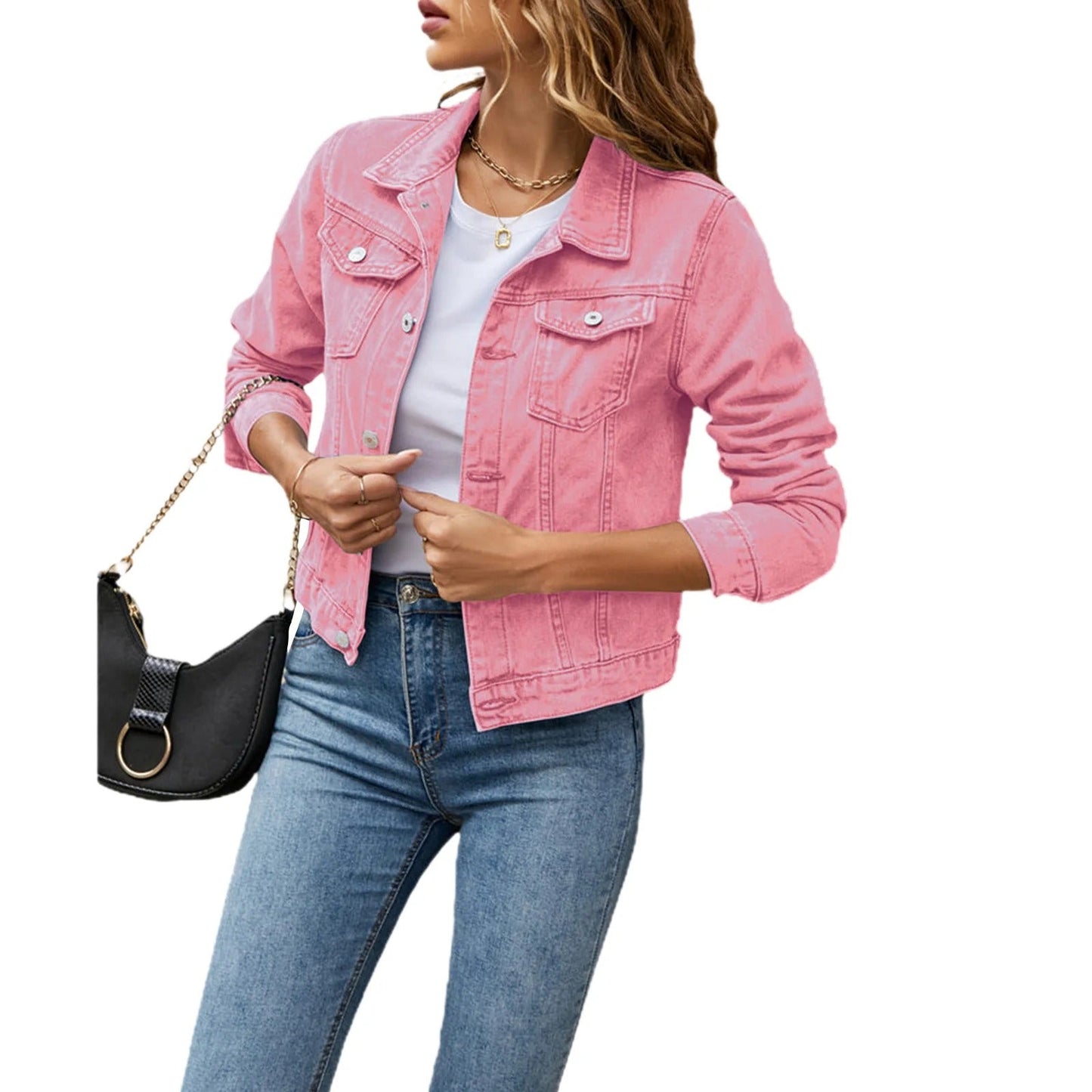 Johanna | Damen Freizeitjacke mit Knopfleiste vorne