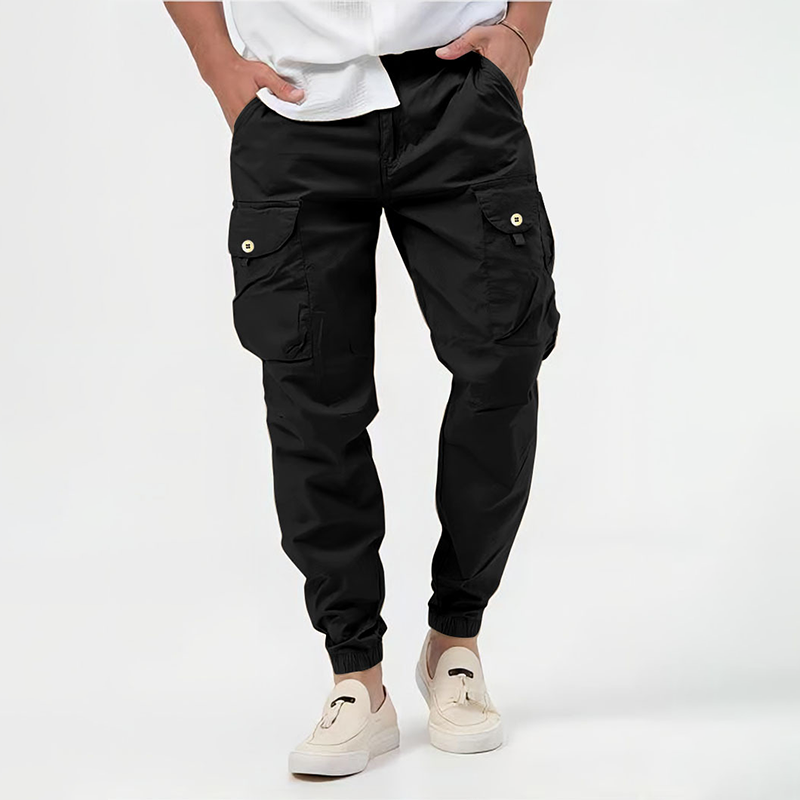 Tobias | Herren Casual Cargo-Hose mit mehreren Taschen