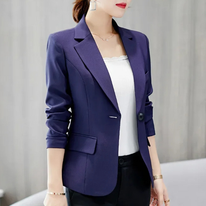 Marie | Damen Klassischer Ein-Knopf-Winterblazer