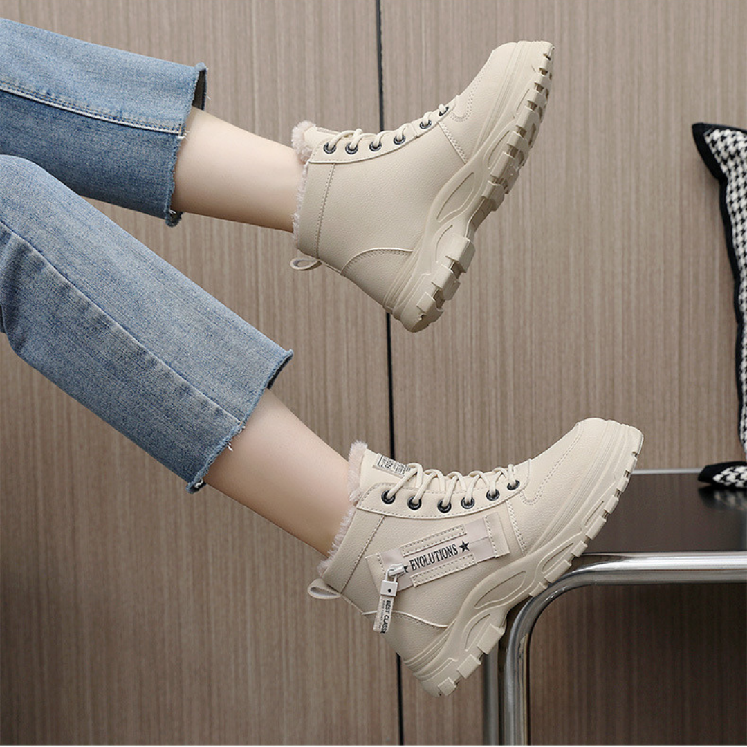 Edith | Damen Stiefel mit dicker Sohle und Komfort-Passform