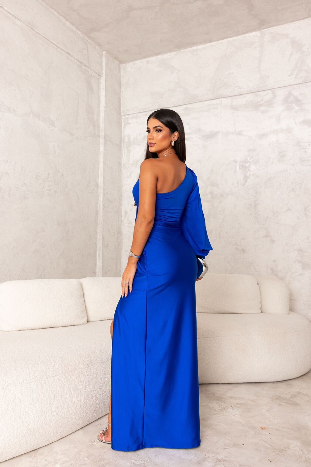 Jasmin | Damen Abendkleid mit Einem Schulterträger