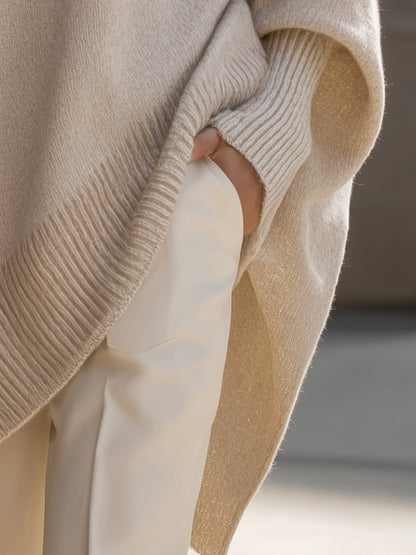 Sandra | Damen Eleganter Oversized Pullover