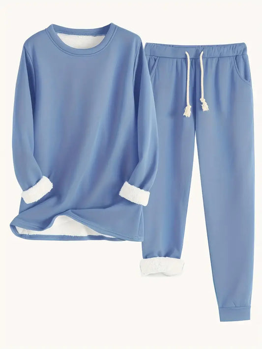 Gabriela | Damen Lässiges Winter-Loungewear-Set