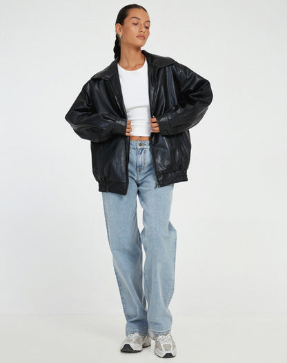 Gabriela | Damen Trendige Jacke mit Reißverschluss Wintermode