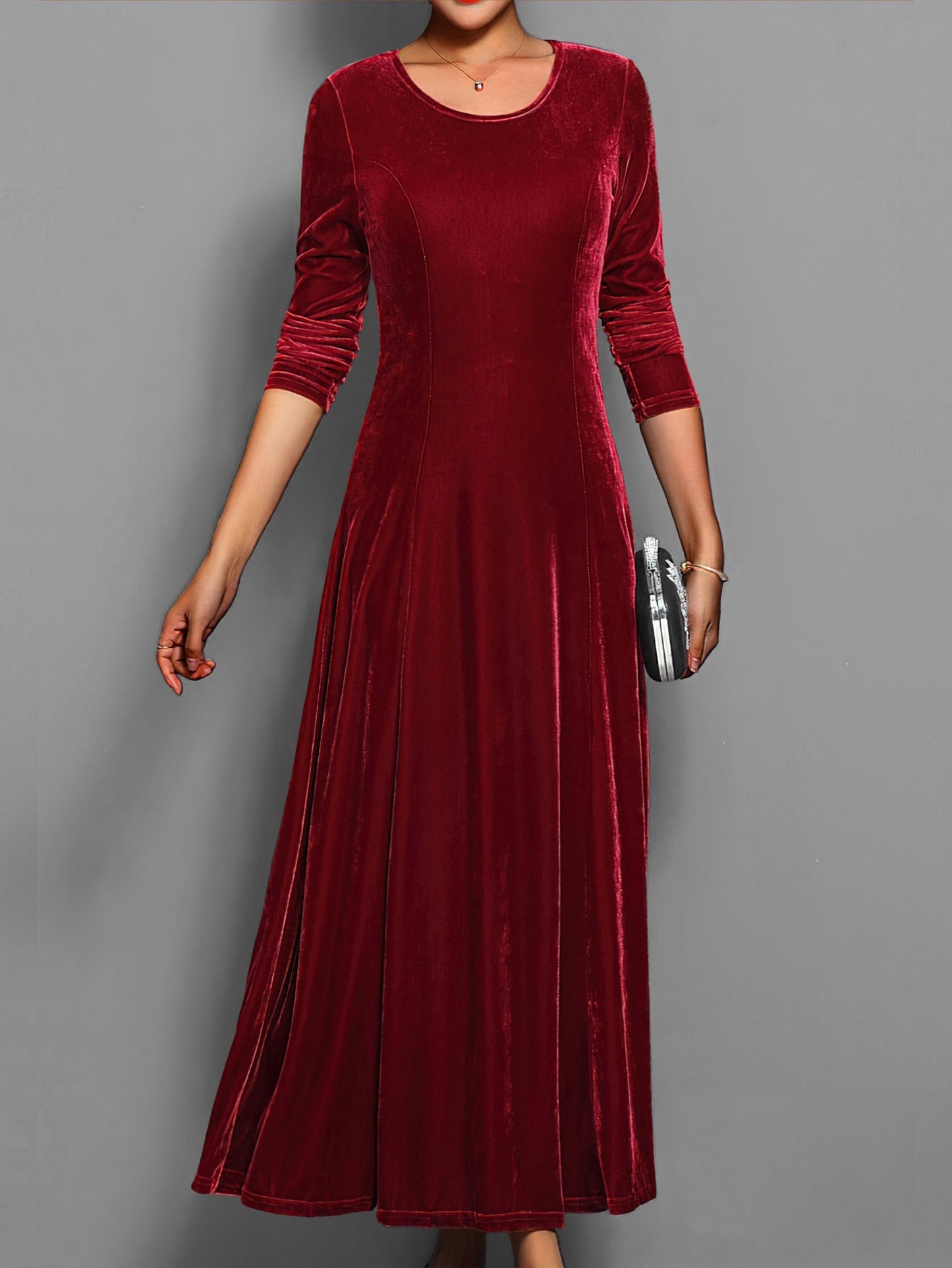 Elfriede | Damen-Langes formelles Kleid im klassischen Stil