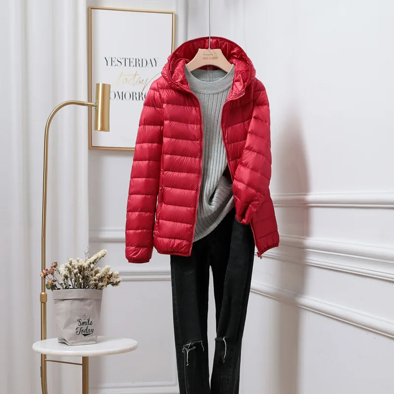 Maria | Damen Kapuzen-Winterjacke mit Reißverschluss