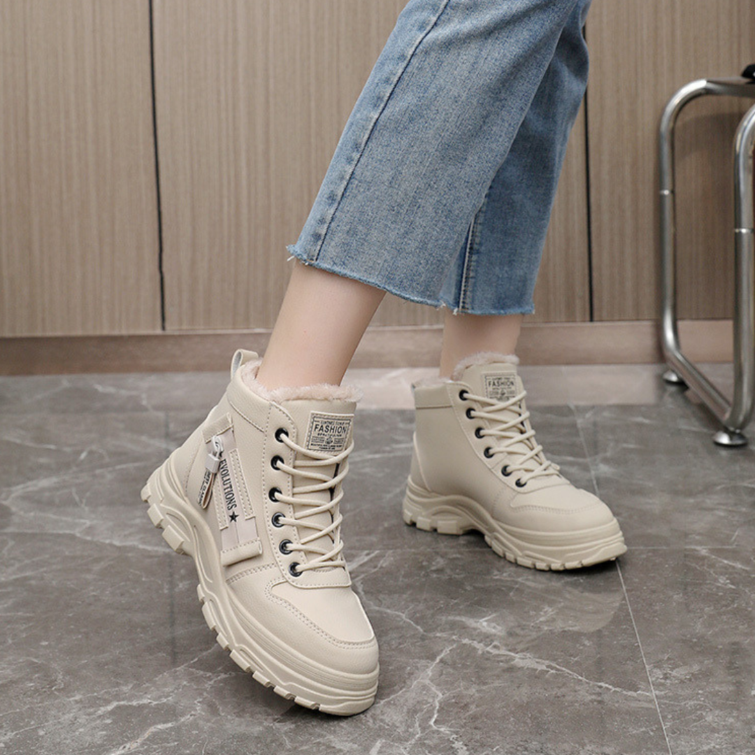 Edith | Damen Stiefel mit dicker Sohle und Komfort-Passform
