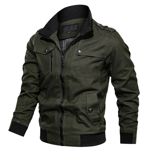 Georg | Herren Lässige Jacke im Militärstil