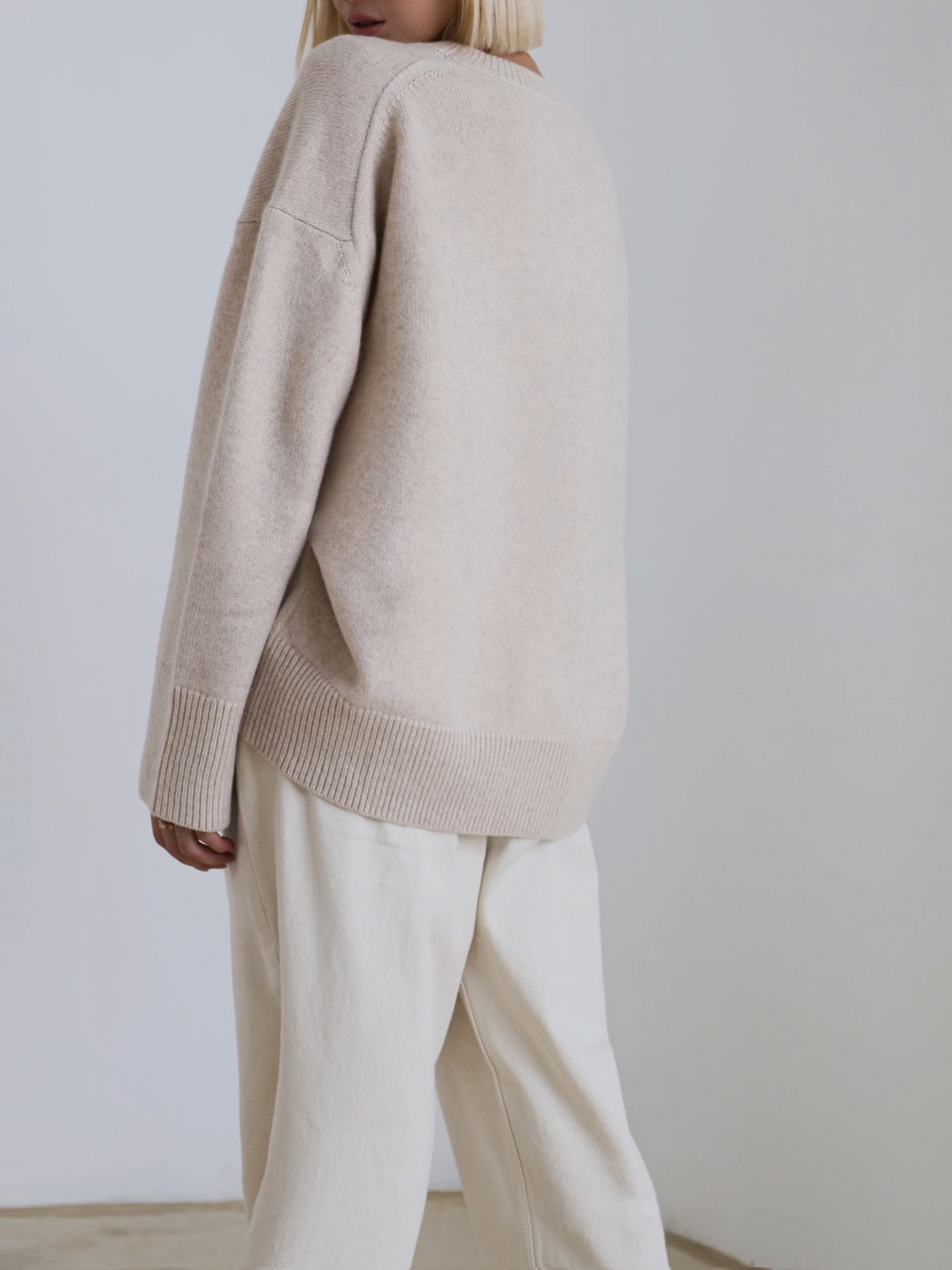 Alina | Damen Herbst Strickpullover in Oversize-Passform