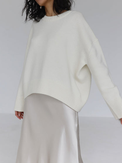 Alina | Damen Herbst Strickpullover in Oversize-Passform
