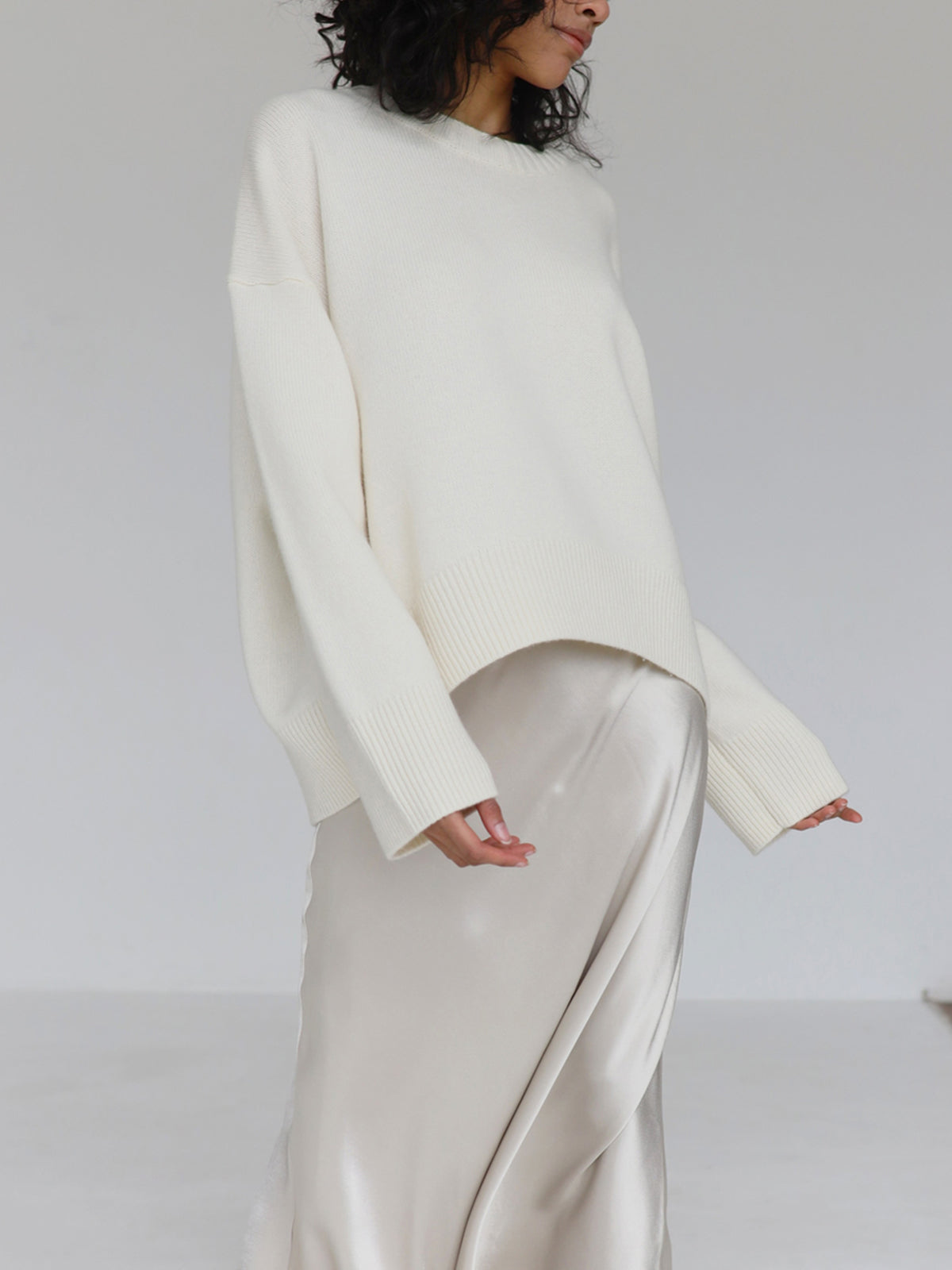 Alina | Damen Herbst Strickpullover in Oversize-Passform