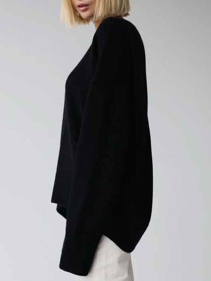 Alina | Damen Herbst Strickpullover in Oversize-Passform