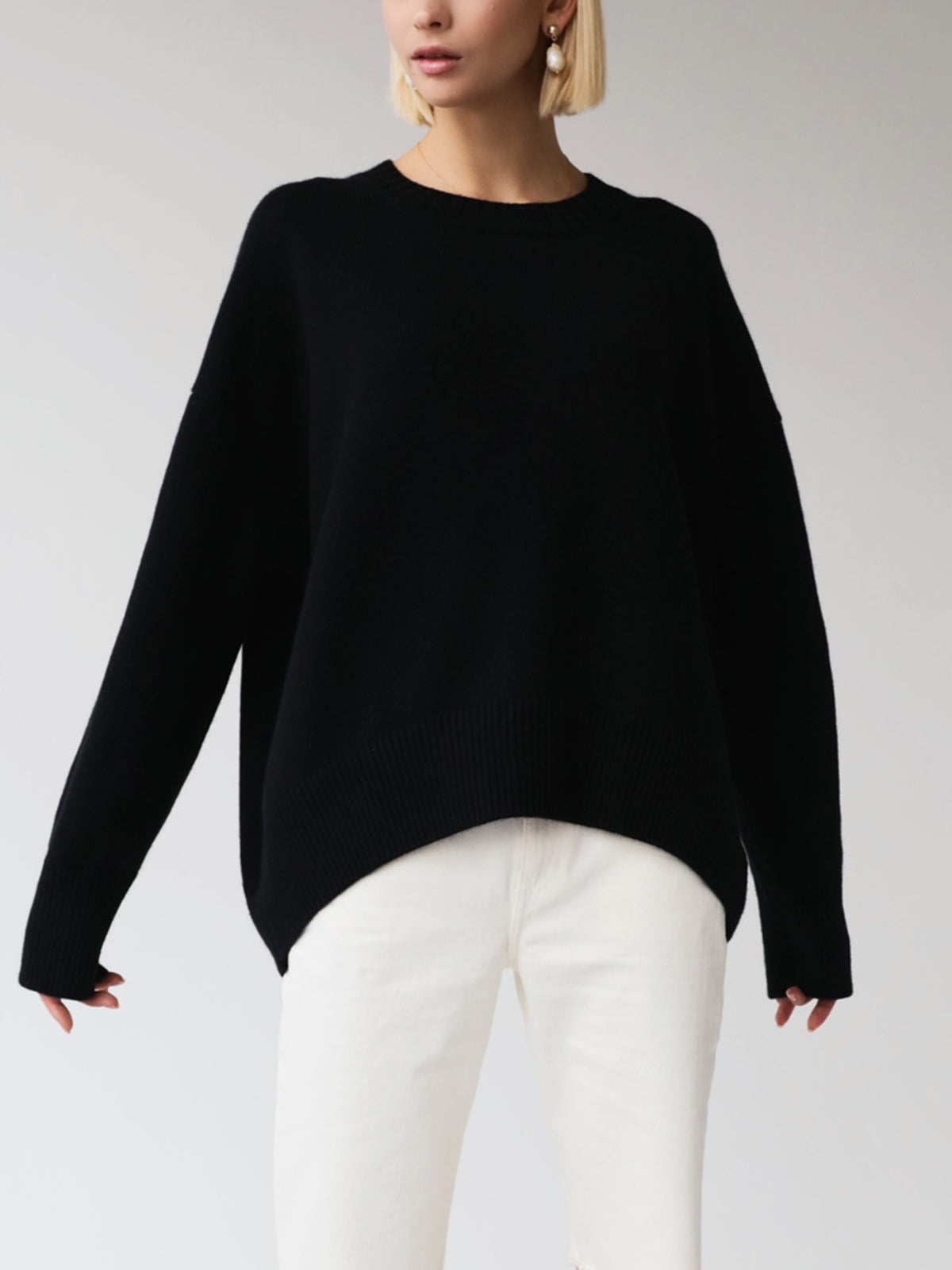 Alina | Damen Herbst Strickpullover in Oversize-Passform