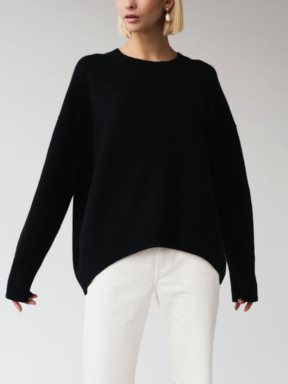 Alina | Damen Herbst Strickpullover in Oversize-Passform