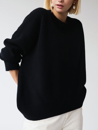 Alina | Damen Herbst Strickpullover in Oversize-Passform