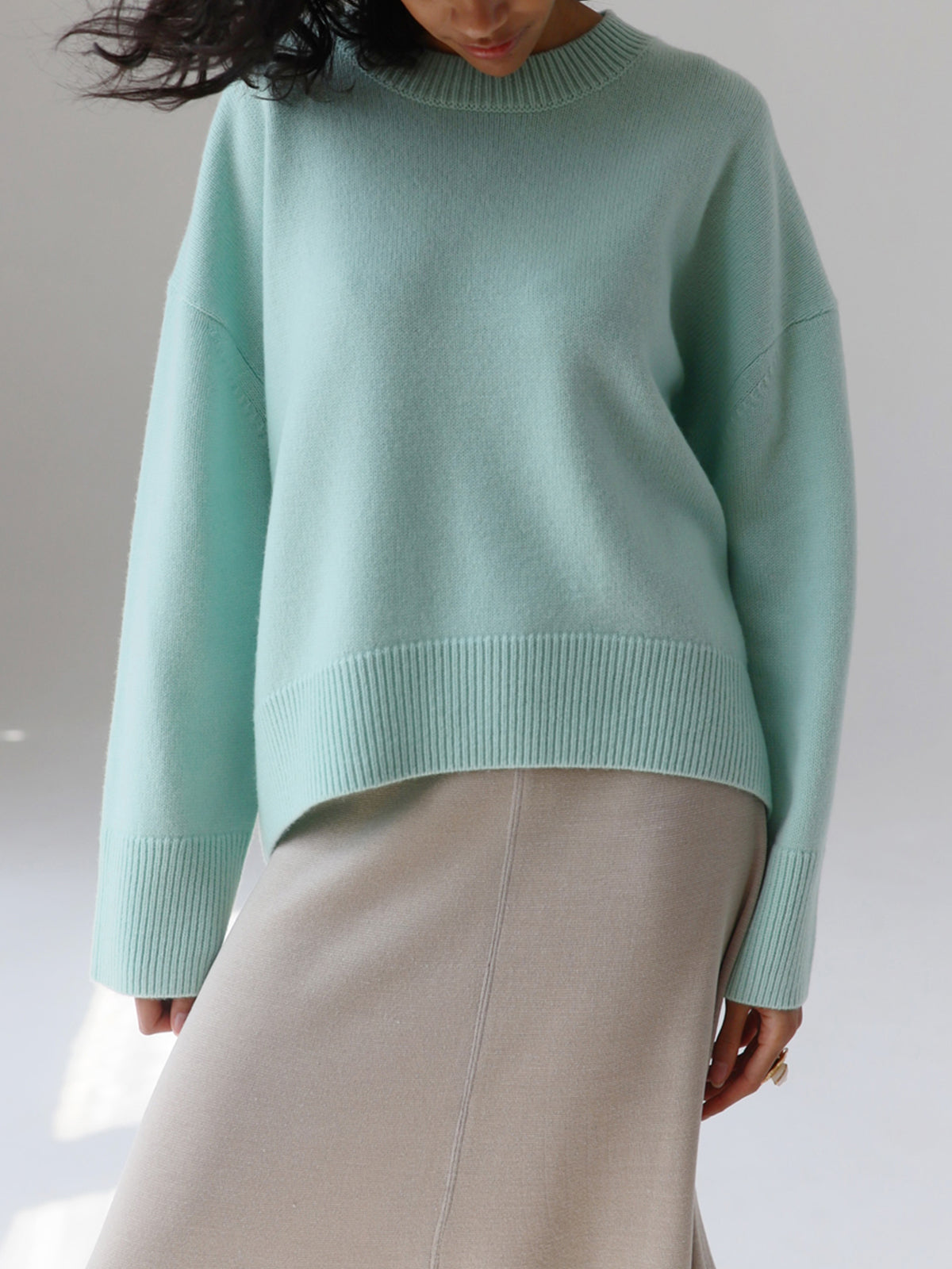 Alina | Damen Herbst Strickpullover in Oversize-Passform
