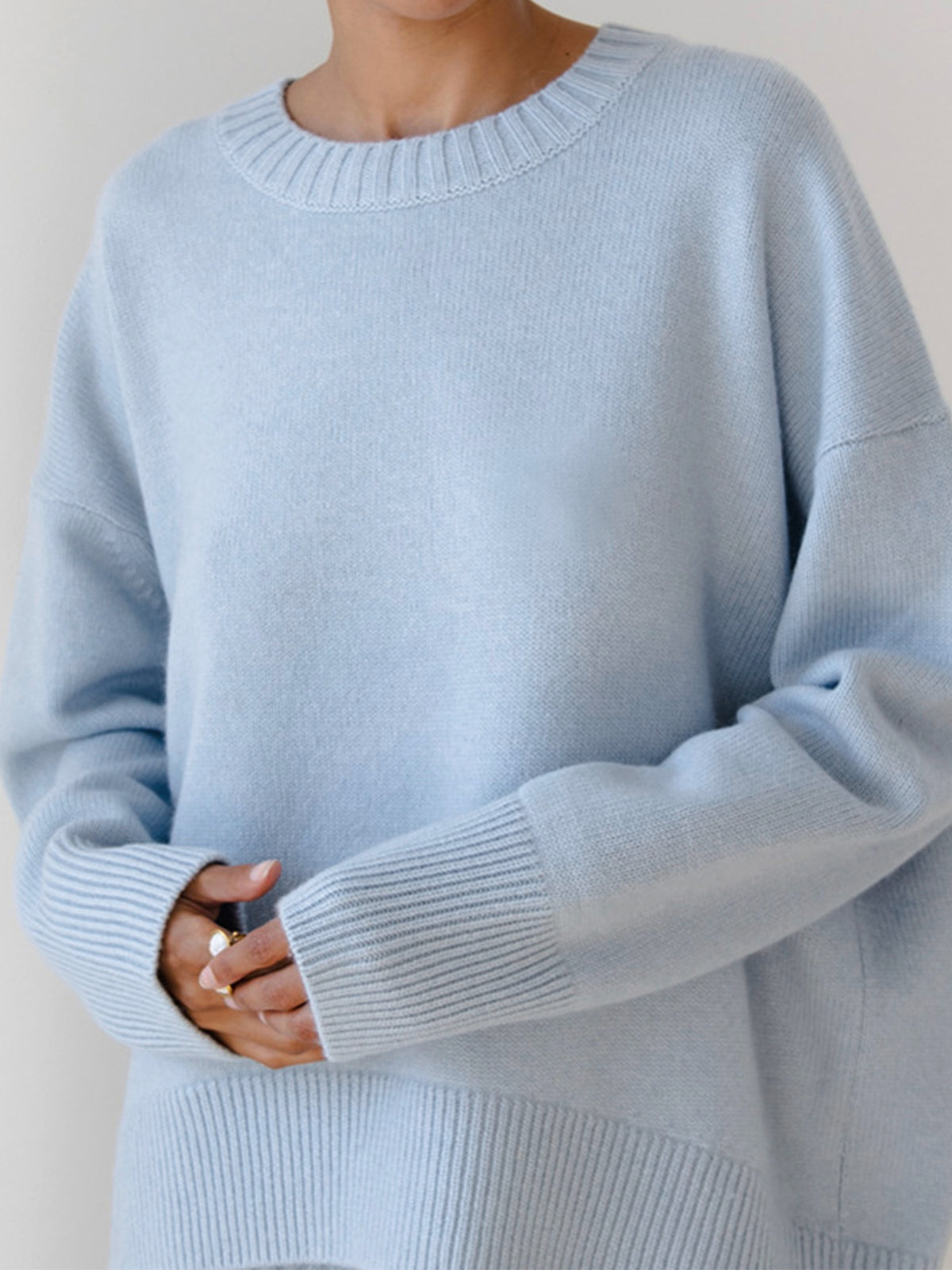Alina | Damen Herbst Strickpullover in Oversize-Passform