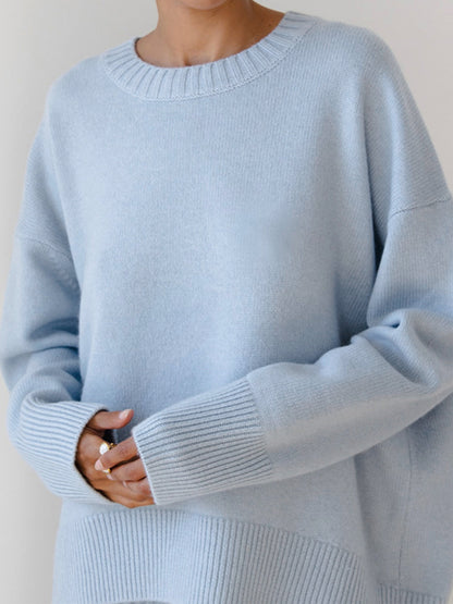 Alina | Damen Herbst Strickpullover in Oversize-Passform