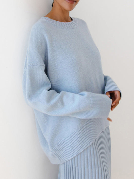 Alina | Damen Herbst Strickpullover in Oversize-Passform