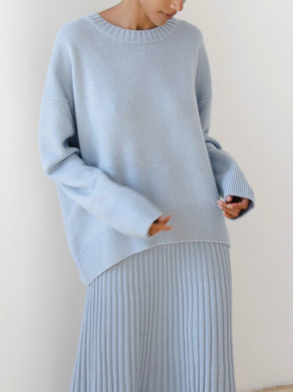 Alina | Damen Herbst Strickpullover in Oversize-Passform