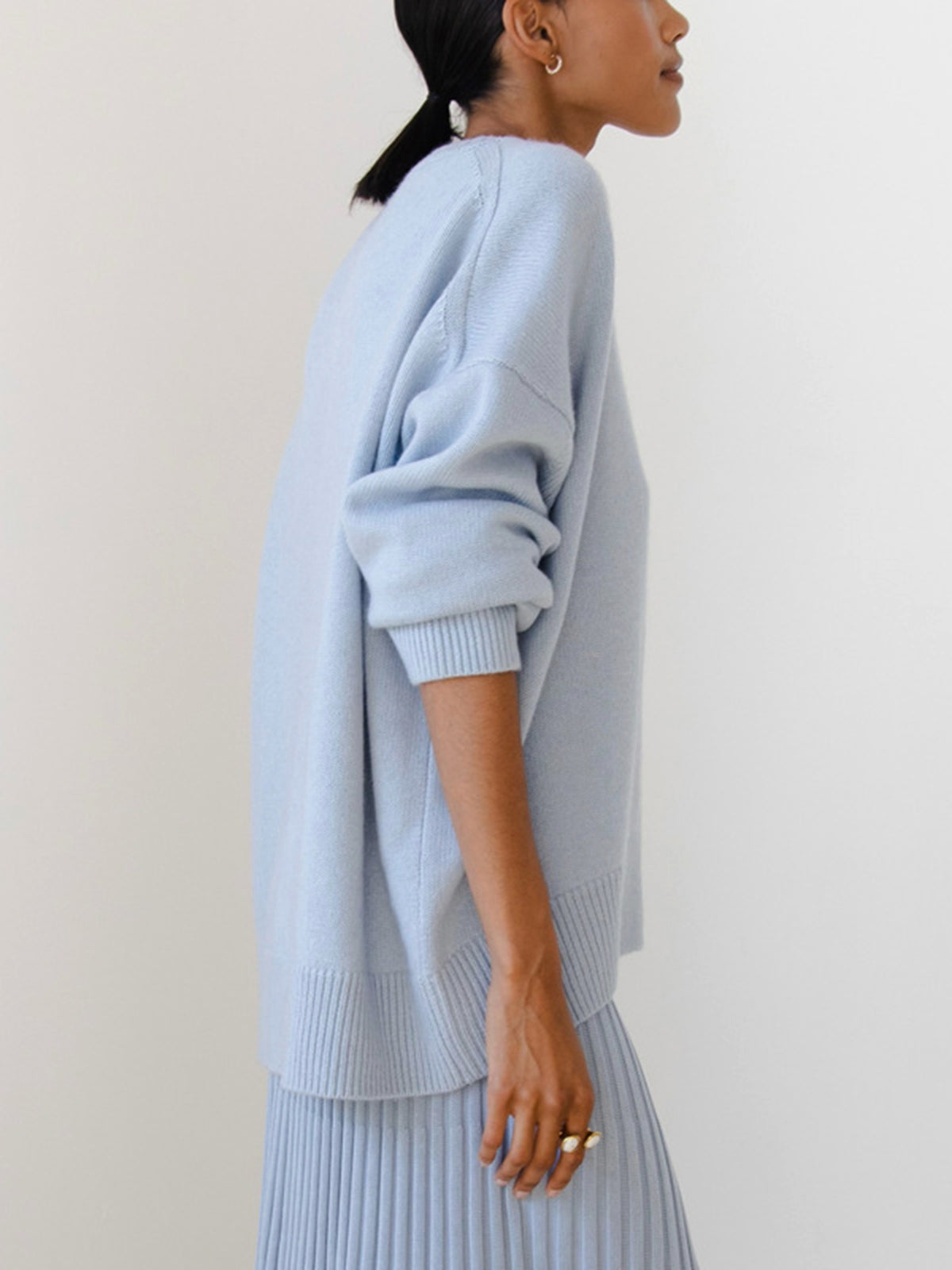 Alina | Damen Herbst Strickpullover in Oversize-Passform
