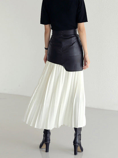 Dorothea | Damen Sommer Asymmetrischer Midi-Rock