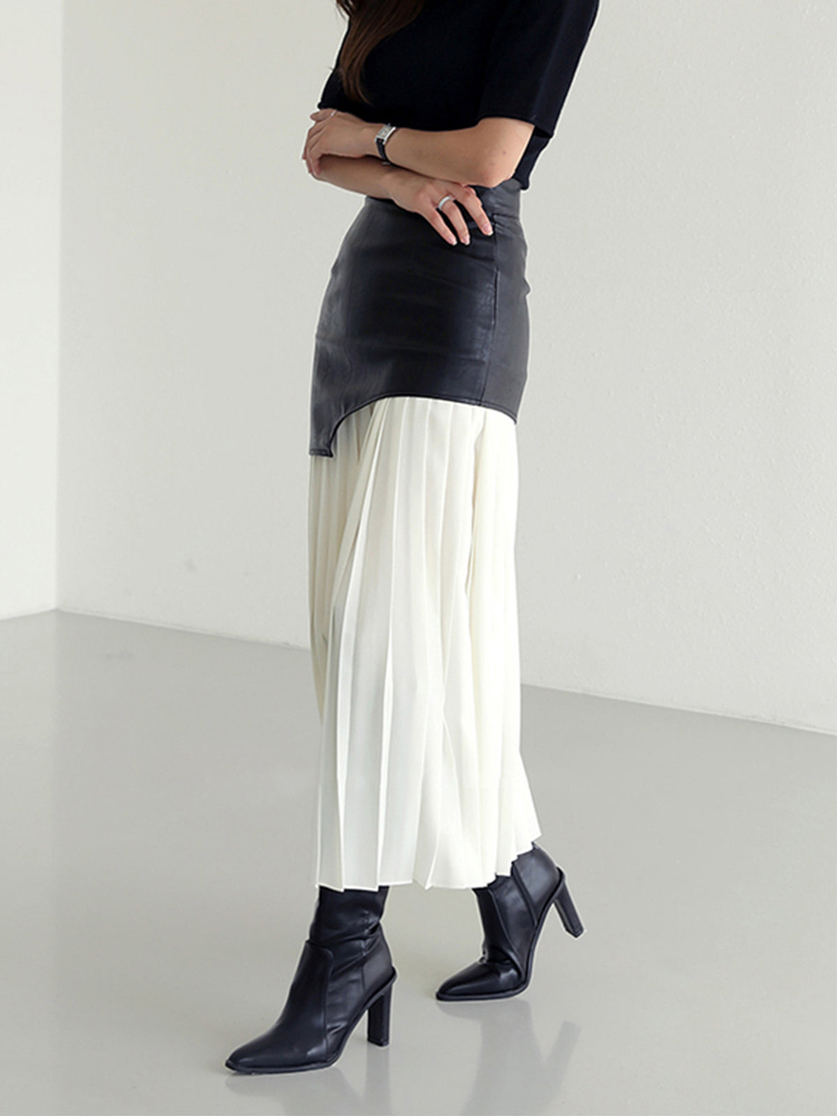 Dorothea | Damen Sommer Asymmetrischer Midi-Rock