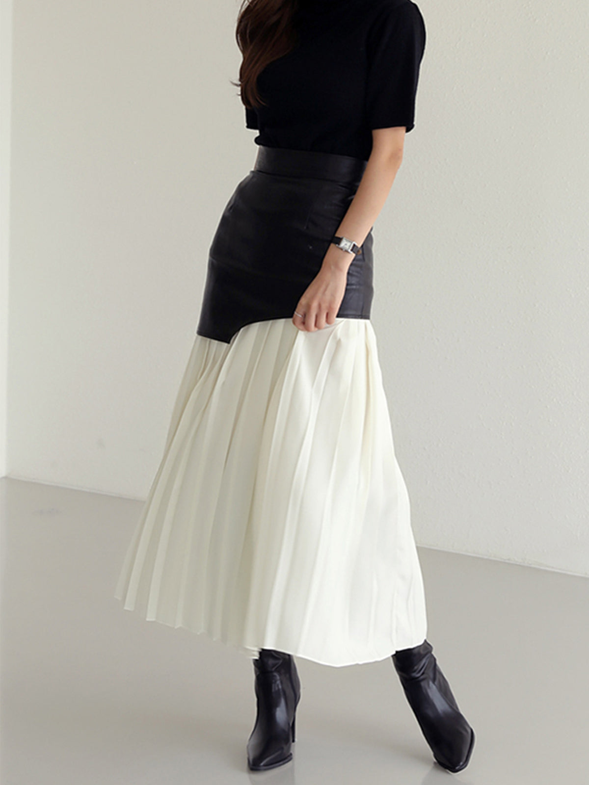 Dorothea | Damen Sommer Asymmetrischer Midi-Rock