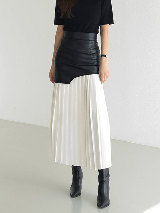 Dorothea | Damen Sommer Asymmetrischer Midi-Rock