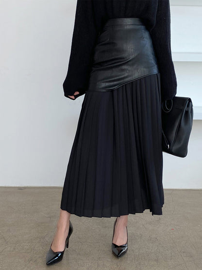 Dorothea | Damen Sommer Asymmetrischer Midi-Rock