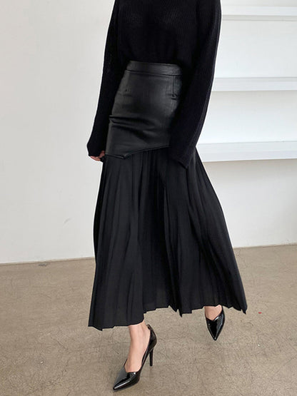 Dorothea | Damen Sommer Asymmetrischer Midi-Rock