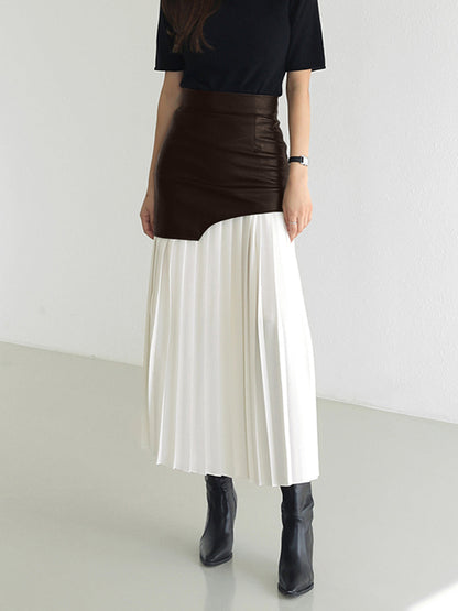 Dorothea | Damen Sommer Asymmetrischer Midi-Rock