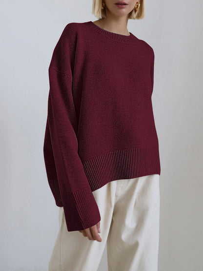 Alina | Damen Herbst Strickpullover in Oversize-Passform