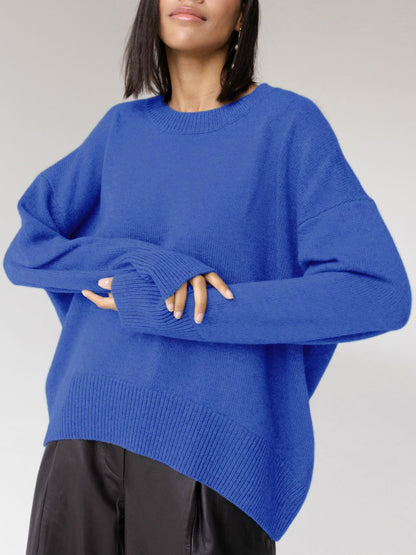 Alina | Damen Herbst Strickpullover in Oversize-Passform