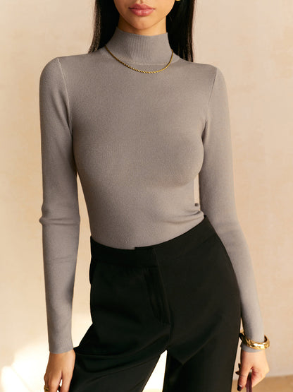 Tanja | Damen Herbst Pullover mit Figurbetonter Passform