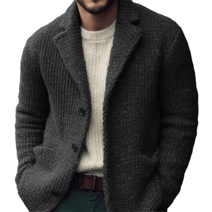 Adrian | Herren Herbst Strickcardigan in Regulärer Passform