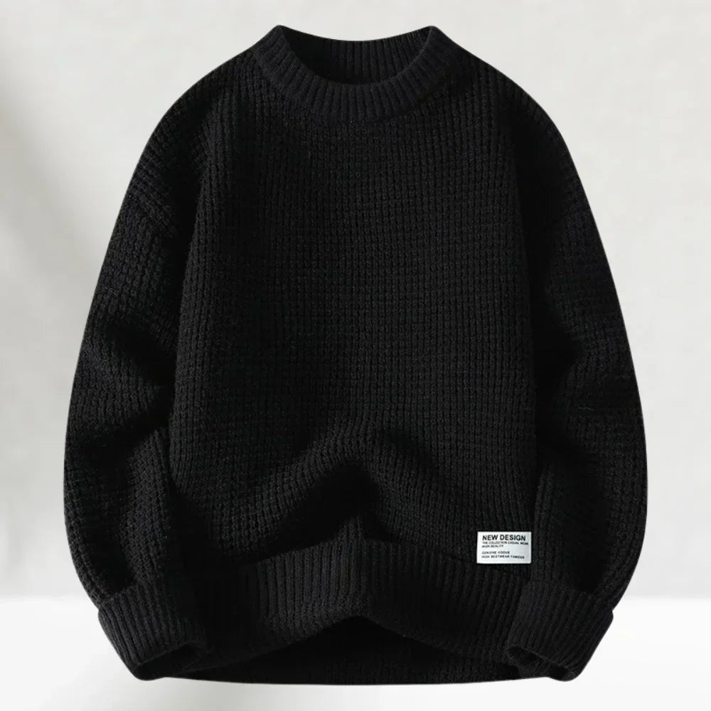 Benjamin | Herren Frühlings Langarm Rundhals Pullover