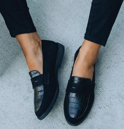 Stefan | Damen Minimalistische Slipper-Loafers