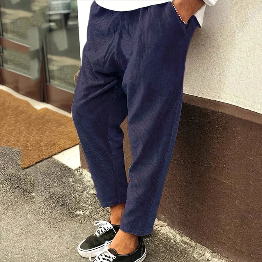 Emil | Herren Frühlings Stilvolle Relaxed-Fit Hose